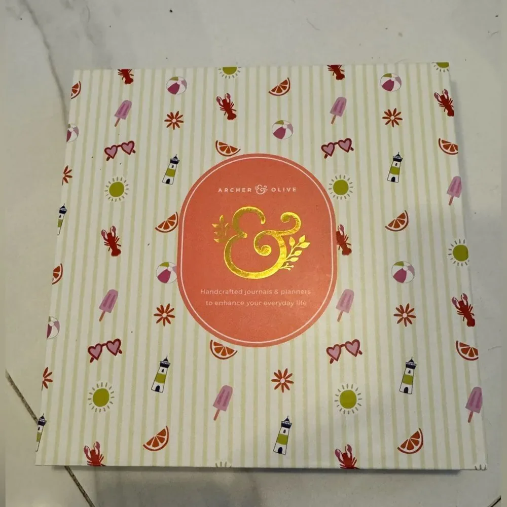 Archer and olive orange notebook #21